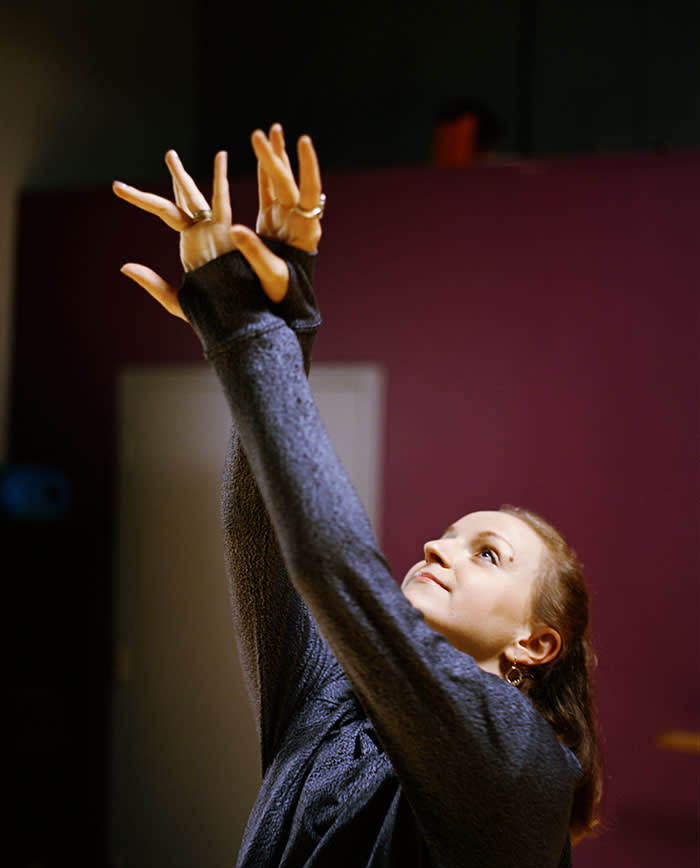 Maggie Kudirka at the dance studio where she practises. Ana Vitoriano told her, 'I don't have a child and I will cover your deductible for as long as I can afford it.'