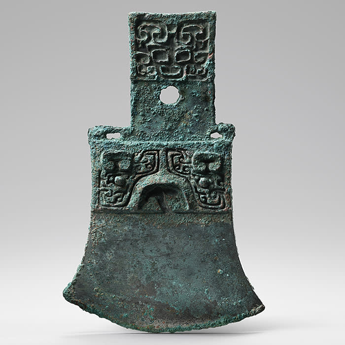 Bronze axe, late Shang dynasty (c1600-1046BC)
