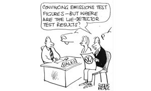 &quot;Convincing emissions test figures - but where are the lie-detector test results?&quot;