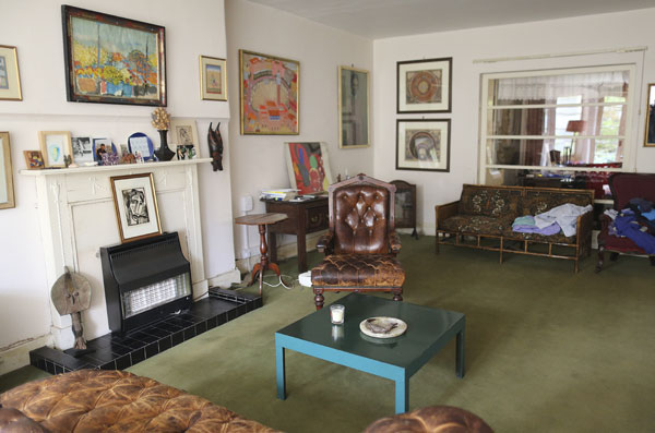 Lewis Wolpert's living room