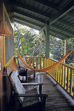 A cabin at Tiskita Jungle Lodge