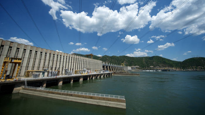Picture shows the the Djerdap I Hydroelectric power station near Kladovo, 250 kilometres east of Belgrade on July 24, 2013. Djerdap I Hydroelectric Power Station is the largest dam on the Danube river and one of the largest hydro power plants in Europe. It is located on the Iron Gate gorge, between Romania and Serbia. AFP PHOTO / ANDREJ ISAKOVIC (Photo credit should read ANDREJ ISAKOVIC/AFP via Getty Images)
