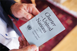 Jan Eliasson's copy of the UN Charter
