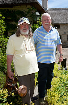 Stanley Seeger (left) and Christoper Cone in 2010