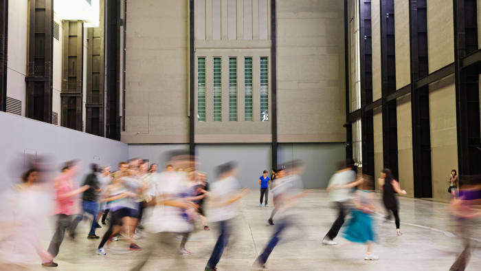 Tino Sehgal’s installation ‘These Associations’ at Tate Modern in 2012