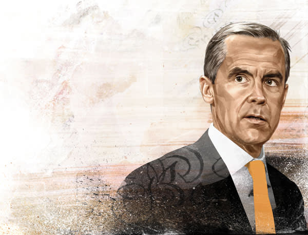 Illustration by Hellovon of Mark Carney