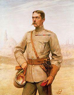 Kitchener depicted in ‘Horatio Herbert Kitchener, 1st Earl Kitchener of Khartoum’ (1890)