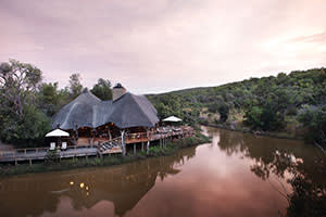 Zulu Camp, a safari camp nearby on the reserve 