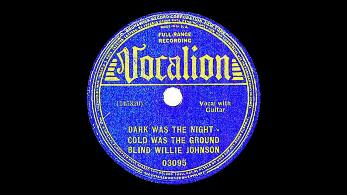 ‘Dark Was the Night, Cold Was the Ground’ vinyl record