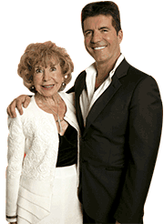 Simon Cowell with his mother Julie on 'This is Your Life', 2007