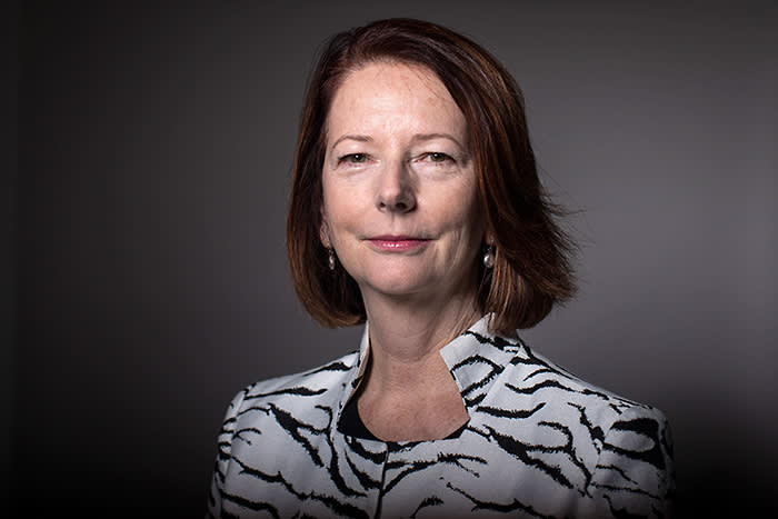 Julia Gillard. Retired Australian Prime Minister. 21/6/18. OSB.