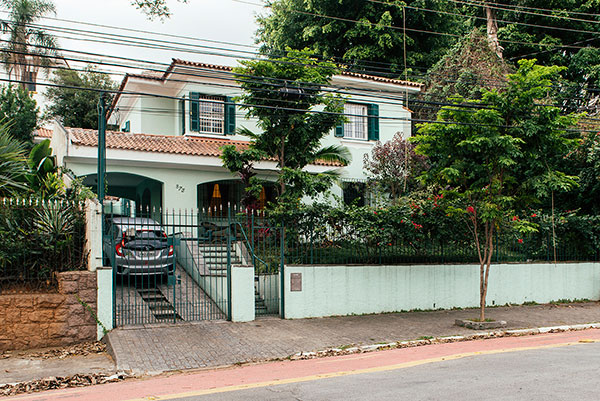 Dom Bertrand’s rented house near Pacaembu football stadium in São Paulo