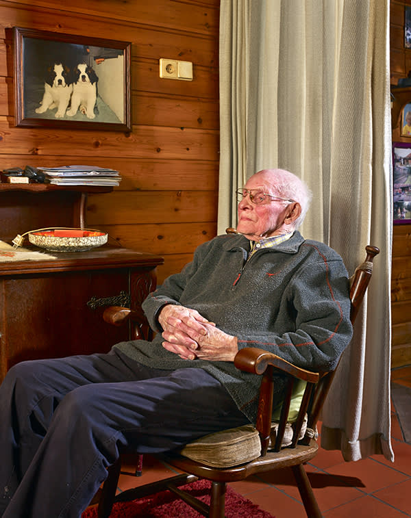 Geert Begeman, 91, pictured at his home: “It’s just the development of our time, the multicultural society”