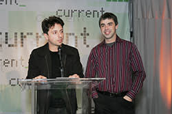 Sergey Brin and Larry Page, co-founders of Google 