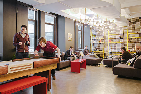 WeWork shared office space in Manhattan