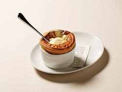 Wright Brothers’ prune and calvados soufflé