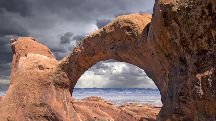 A formation in Arches National Park, Utah