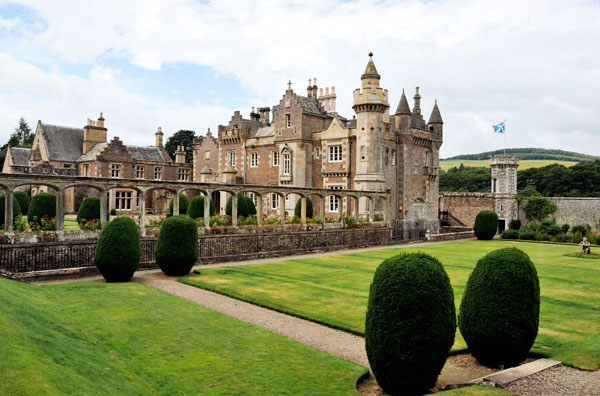 Sir Walter Ian Scott's private mansion, the Abbotsford in Scottish Borders