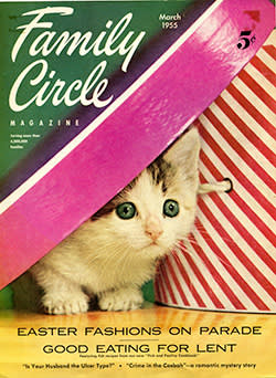 Family Circle magazine cover, 1955