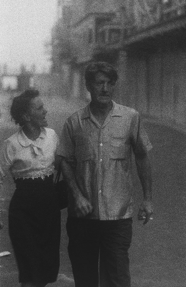 Couple arguing, Coney Island, NY, 1960