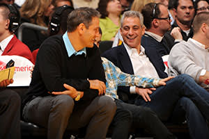 Rahm Emanuel with his brother Ari