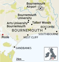 Bournemouth map