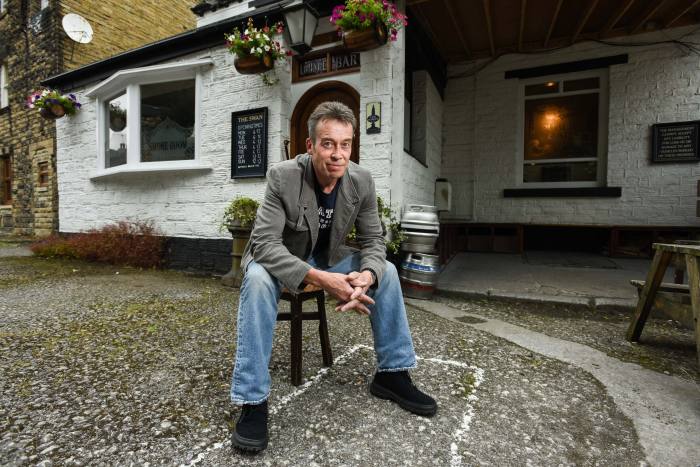 David Brook, 55, owner of The Swan pub in Slaithwaite: ‘The referendum is the great hand grenade that’s thrown all the pieces up in the air’