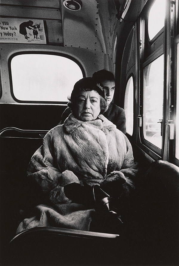 ‘Lady on a bus, NYC’ (1957)