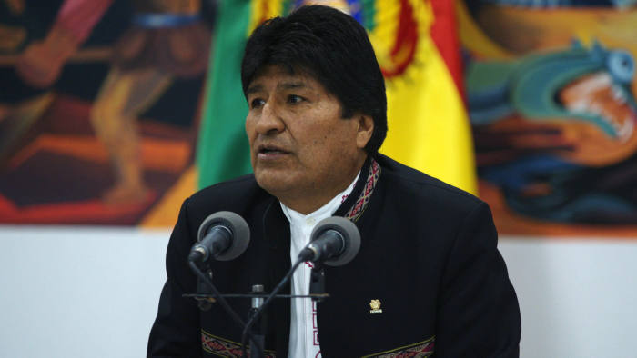 Risultati immagini per morales evo bolivia