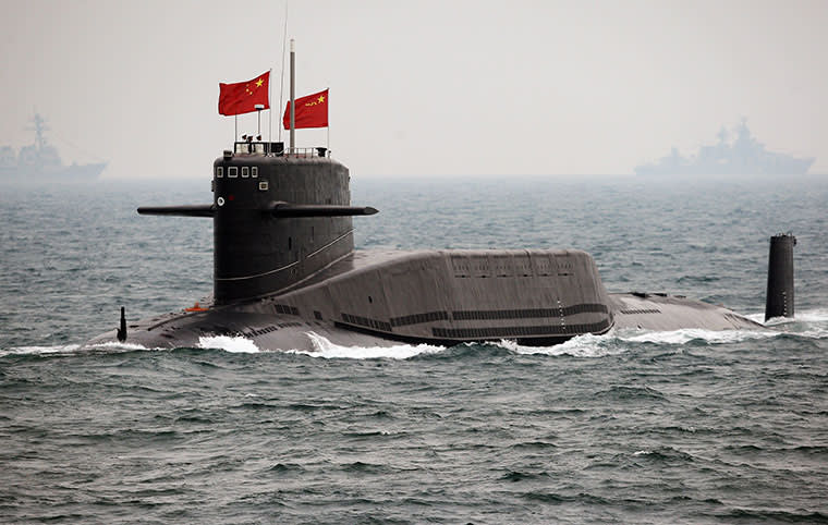 A Chinese navy submarine image