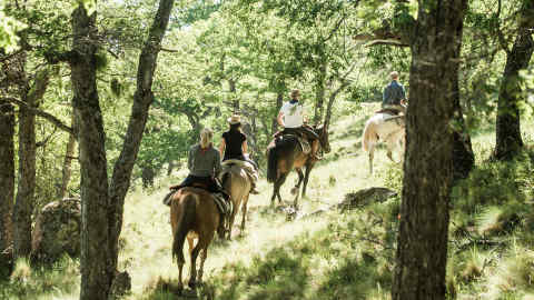 Riding at Estancia San Juan de Quillen, Patagonia