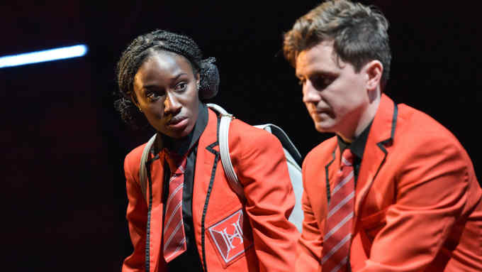 Heather Agyepong and Billy Harris in 'Noughts & Crosses'
