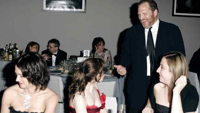 Rose McGowan and Harvey Weinstein during amfAR "Cinema Against AIDS" Gala Presented By Miramax Films, Palisades Pictures and Quintessentially - Dinner at Le Moulin De Mougins in Mougins, France. (Photo by J. Vespa/WireImage)