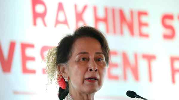 The economic potential of Rakhine State "remains untapped," Myanmar's de facto leader Aung San Suu Kyi told investors and businesses last week.