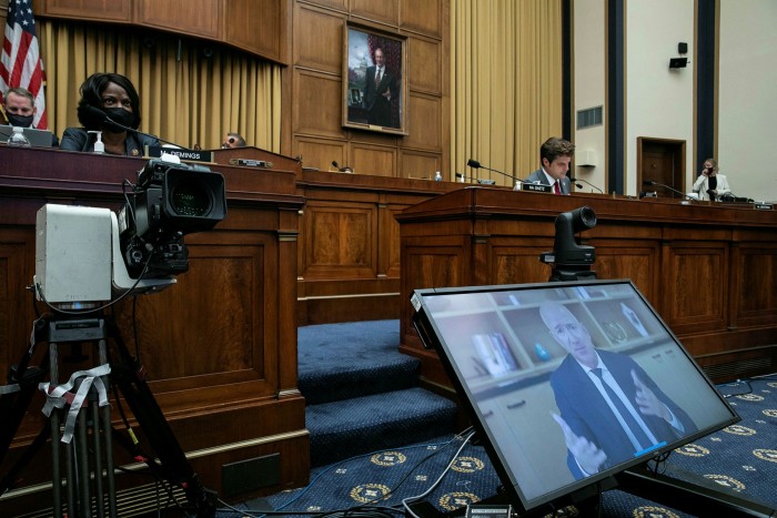 Jeff Bezos, Amazon’s founder, testifies at a House hearing by video