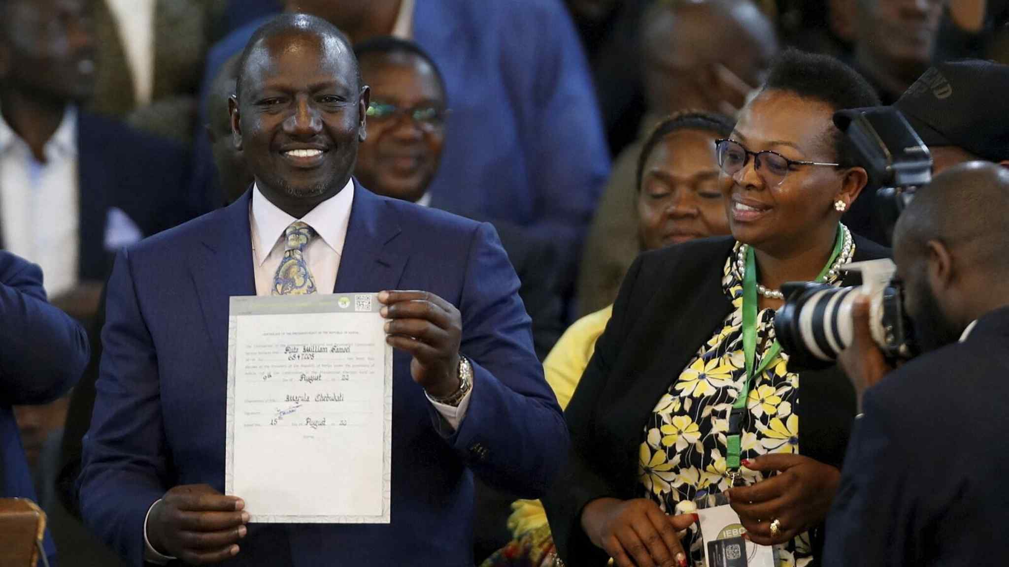 William Ruto wins Kenya’s presidential election amid dispute
