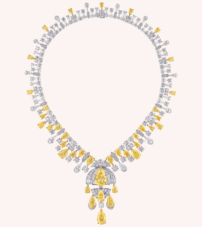 Graff white-gold, yellow-gold and yellow- and white-diamond Graffabulous necklace, POA. 