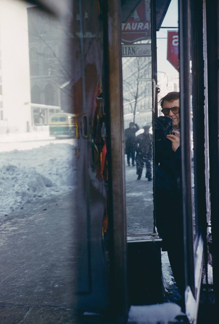 Untitled (self-portrait), 1960 by Saul Leiter