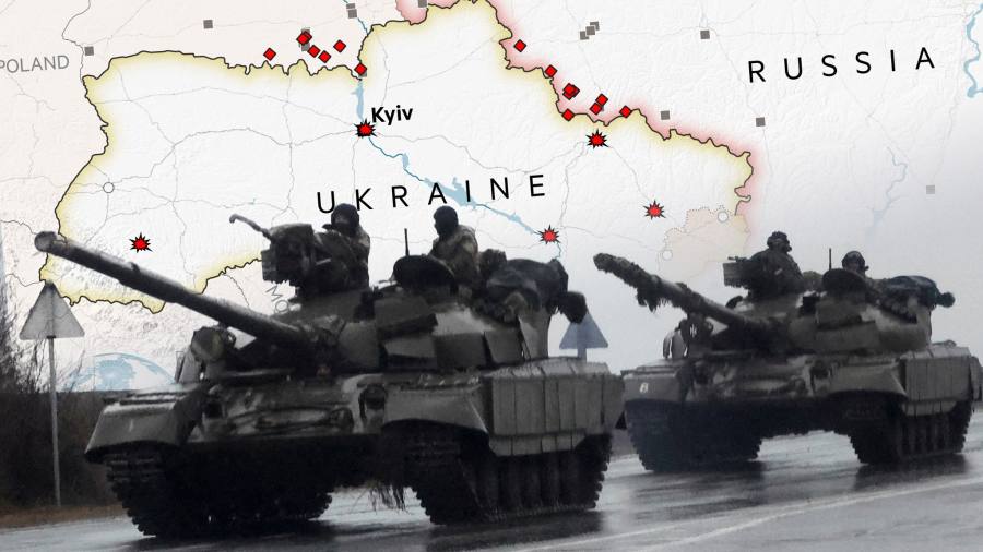 Russia&#39;s invasion of Ukraine in maps — latest updates | Financial Times