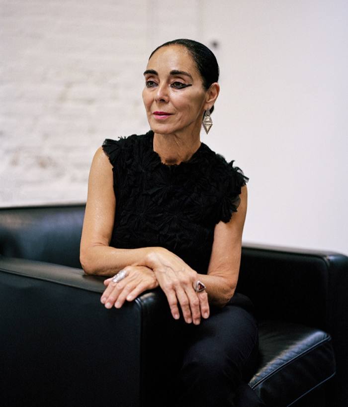 Shirin Neshat photographed at her New York studio in July