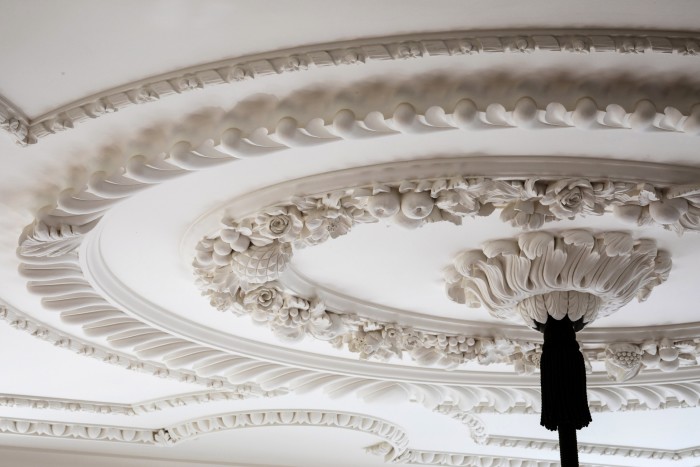 A Georgian style ceiling rose