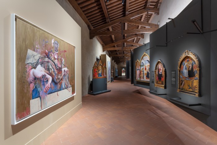 The Jenny Saville installation at the Museo degli Innocenti