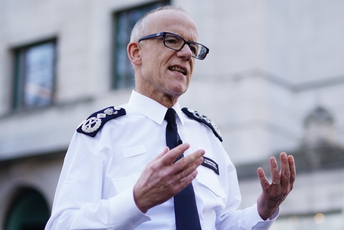 Metropolitan Police chief Sir Mark Rowley