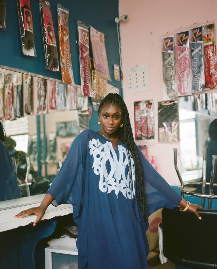 Diarrha N'Diaye-Mbaye in her studio in New York