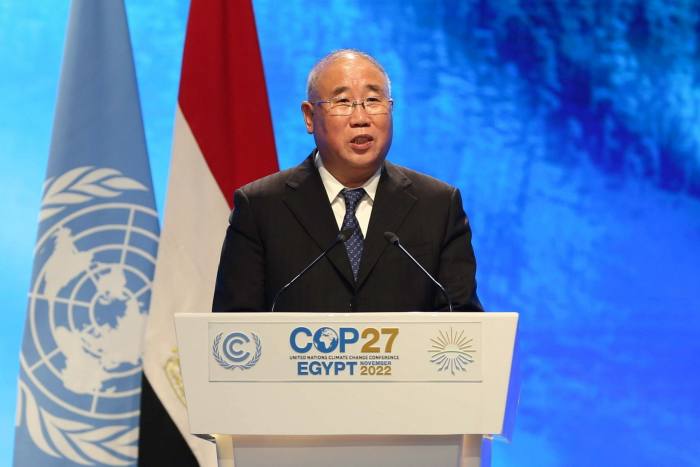 Xie Zhenhua, China's special envoy for climate change