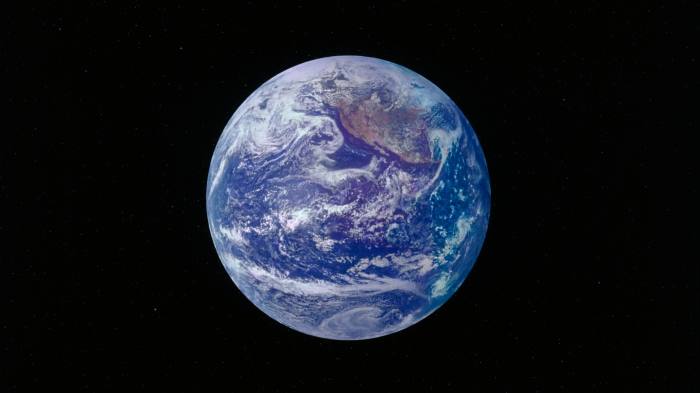 View of planet Earth from space 