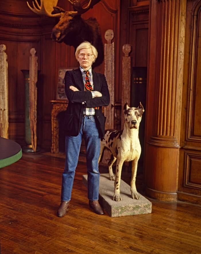 Andy Warhol photographed in 1980