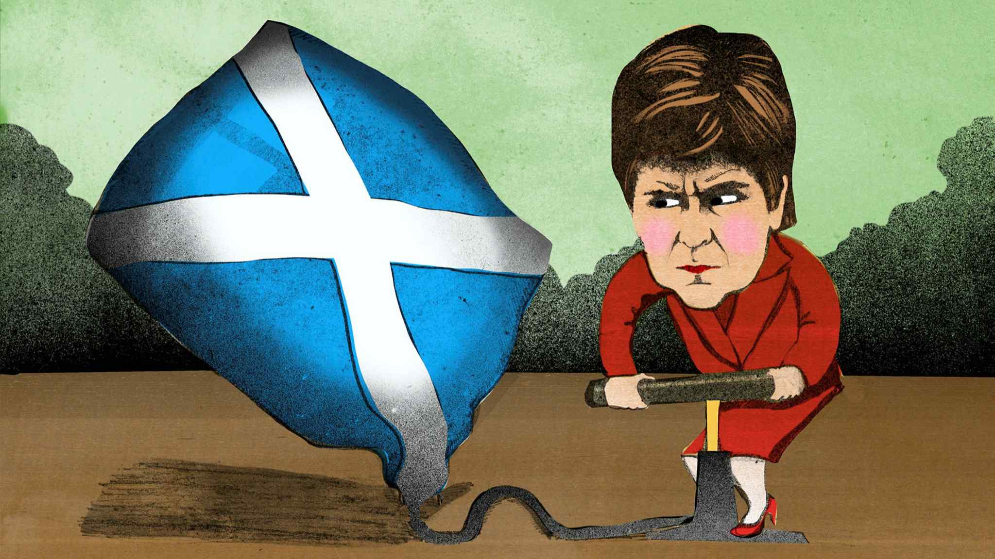 Sturgeon is spoiling for a fight on independence for Scotland