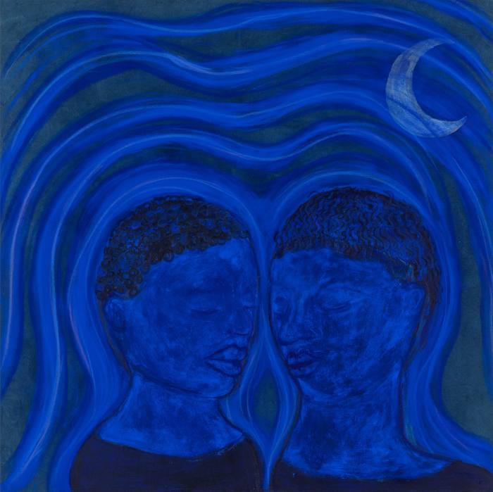 Waves of Emotion Under the Moonlight, 2021, by Sola Olulode