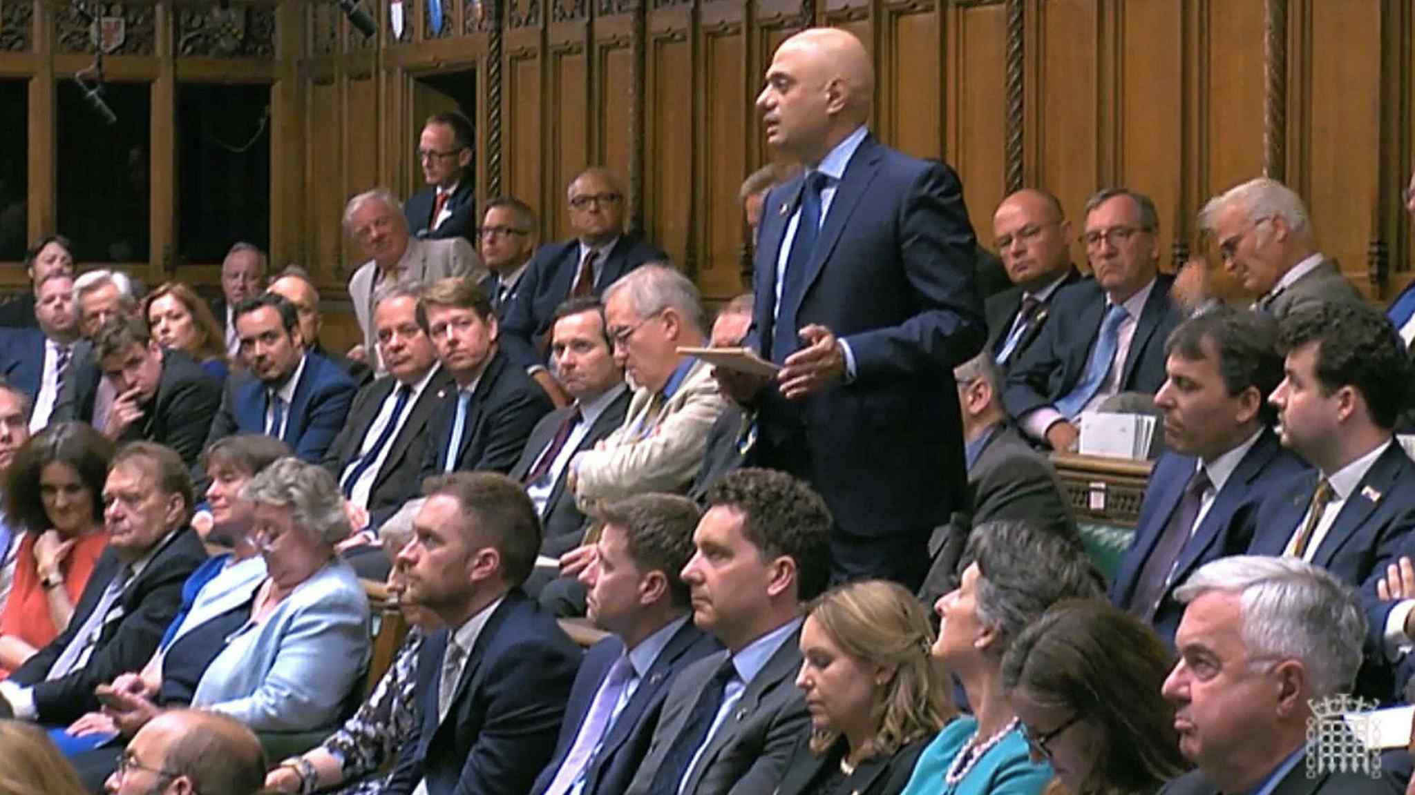 Javid attacks Johnson, telling MPs ‘enough is enough’